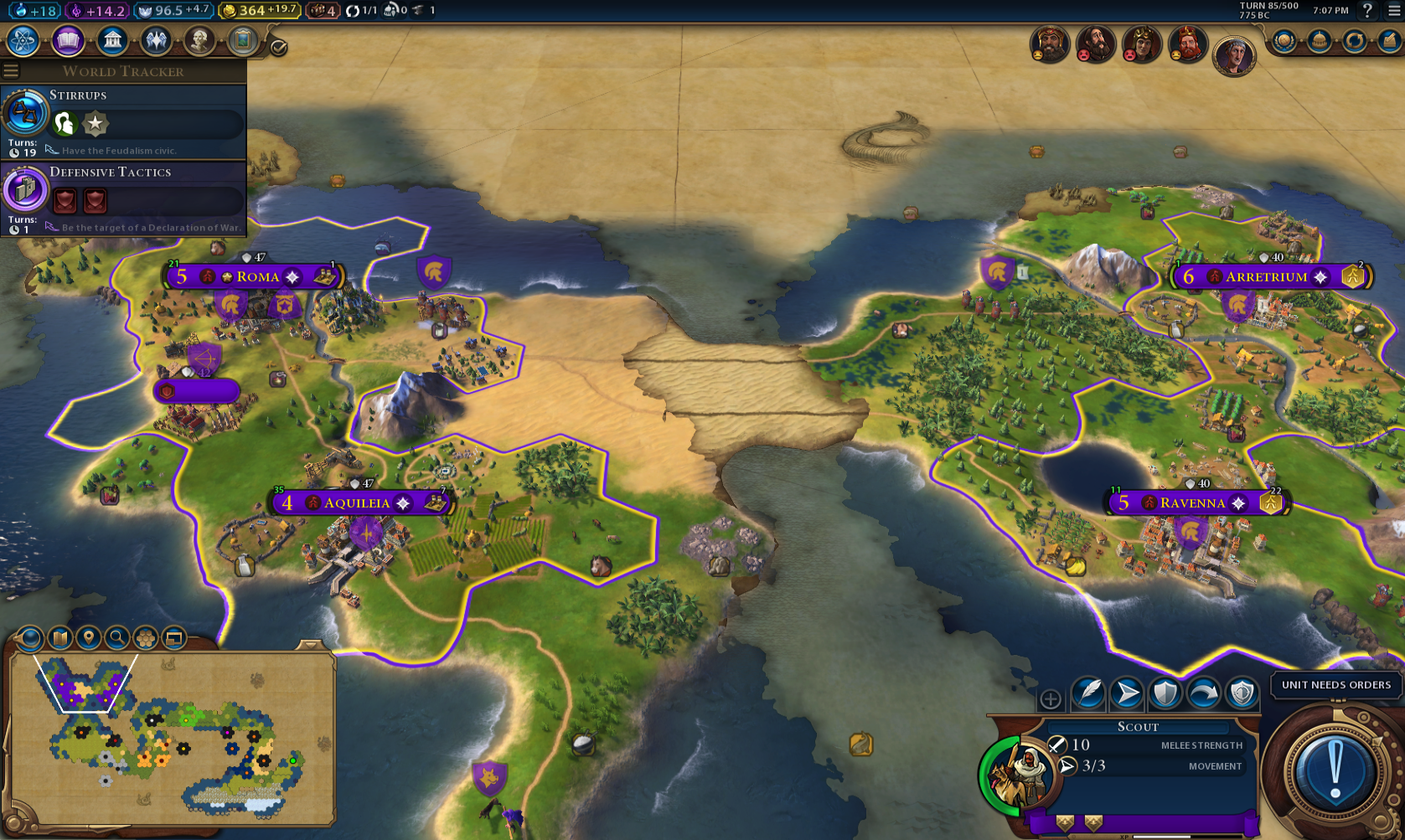 Clono's Rome earns a General